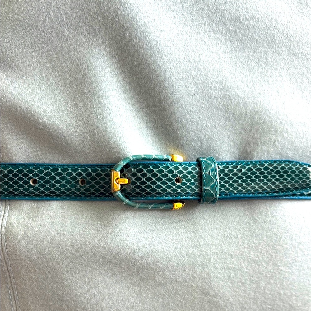 Vintage Belt Snakeskin